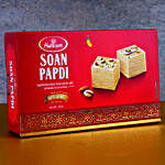 3 Pearl Mauli Rakhis With Soan Papdi And Almonds