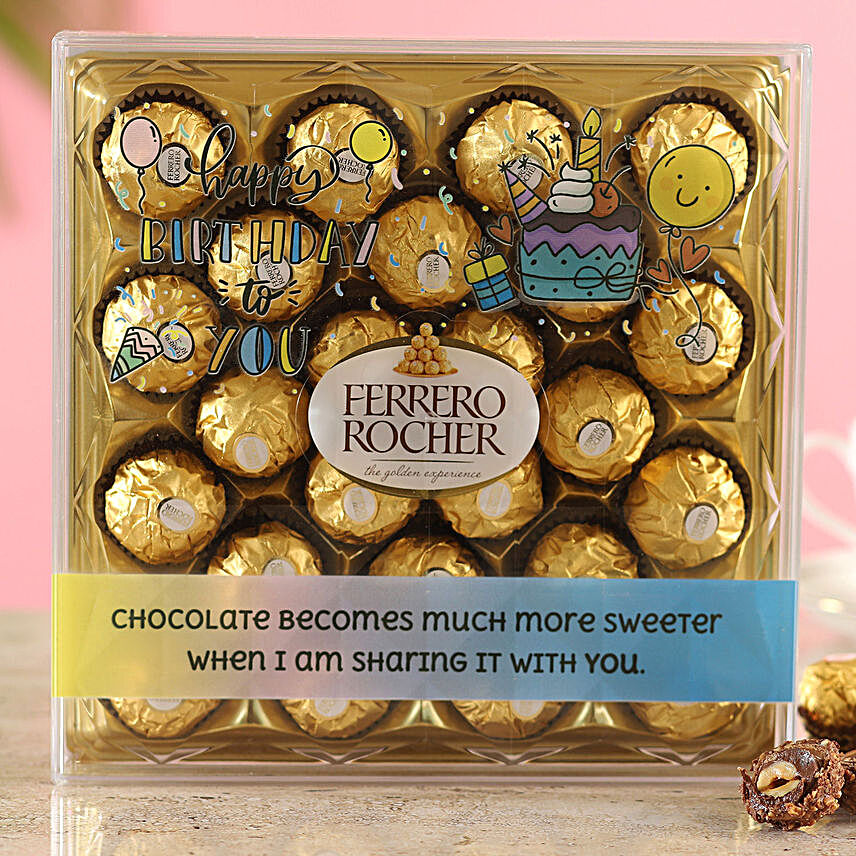 Special Birthday Ferrero Rocher Box romania | Gift Special Birthday Ferrero  Rocher Box- FNP