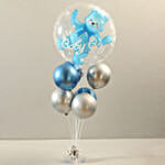 Blue Baby Boy Balloon Bouquet