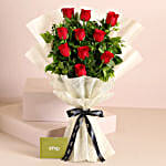 Enchanting Wishes Christmas Rose Bouquet