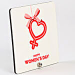 Women's Day Wooden Table Top