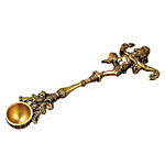 Brass Ganesha Holy Water Spoon