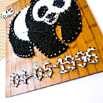 Panda Themed String Art