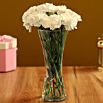 Elegant White Carnations