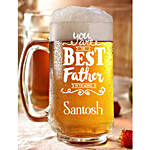 Personalised Best Father Beer Mug