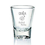 Personalised Crazy Shot Glass Set of 2