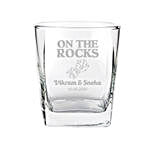 Personalised On The Rocks Whiskey Glass Set