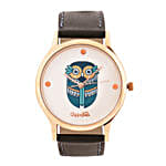 Mini Flower Owl Wrist Watch