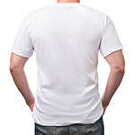 Personalised White Cotton T Shirt- XL