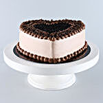 Delicious Heart Shaped Chocolate Cake- Eggless 1 Kg