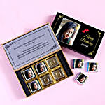 Personalised Chocolates Birthday Gift- 6 Pcs