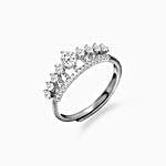 GIVA 925 Silver Queen Crown Ring