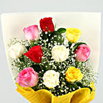 Garden Of Colourful Roses Bouquet