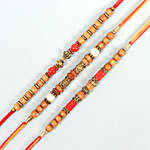 Sneh Designer Beads Rakhis Set of 3