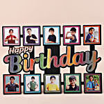 Personalised Birthday Wishes Multi Photo Frame