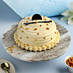 Heavenly Butterscotch Cream Cake Half Kg Eggless
