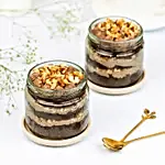 Yummy Choco Walnut Cake Jar Set of 6