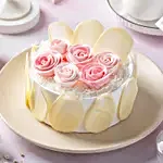 Rosy White Forest Cake Half Kg Eggless