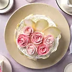 Rosy White Forest Cake Half Kg