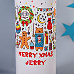 Personalised Merry Xmas Sipper Bottle