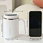 White Stainless Steel Vacuum Insulated Tumbler