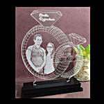 Personalised Couple Ring Lamp