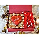 Chocolate And Flowers Gift Hamper For Women