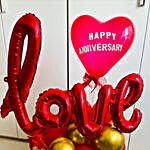 Happy Anniversary Sparkling Balloon Bouquet
