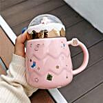 Merry Wanderlust Mug- Pink