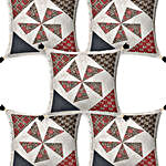 Quilted Barmeri Cushion Cover- 5Pcs