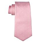 Classy Polka Dot Tie & Pocket Square- Pink
