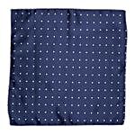 Elegant Tie & Pocket Square Set- Blue