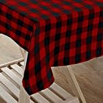 Buffalo Checks Table Cloth- Red & Black