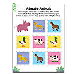 Animal Friends Activity Book For Kids