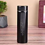 Personalised Insulated Black Bottle- Set of 6