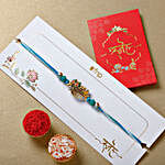 Melodic Krishna Flute Rakhi & Celebration Pack