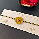 Sunshine Glow Fabric Rakhi