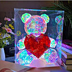 Galaxy Love Teddy Bear LED Lamp