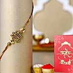 Ram Lalla Blessed Rakhi & Handmade Notebook