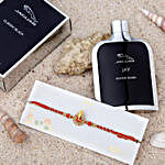 Refined Fragrance & Ganesha Rakhi Combo