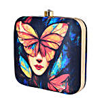 Artklim Vibrant Butterfly Women Clutch Bag