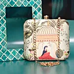 Artklim Rani Sahiba Theme Clutch Bag