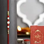 Rudraksha Fortune Rakhi & Money Plant Combo