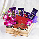 Romantic Chocolate Basket