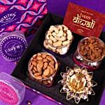 Healthy Treat Utsav Premium Dry Fruit Diwali Gift box With B