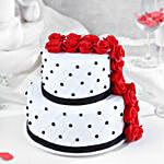 Rose Fondant Cake Chocolate 4kg