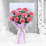 Paradise On Earth Carnations Flower Bouquet