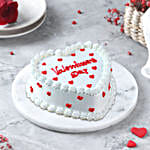 Truffle Heart Shaped Love Cake 500gm