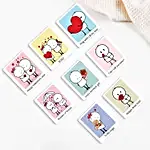 Fridge Magnet Love Tales Set of 8