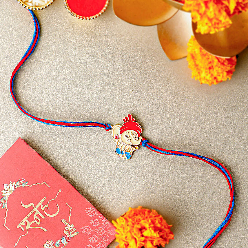 Radiant Ganesha Serenity Rakhi For Kids